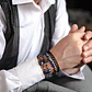 Pulsera Cubana Para Hombre Y Mujer Esclava De 7 Mm Color Oro - Miniatura 45