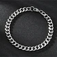 Pulsera Cubana Para Hombre Y Mujer Esclava De 7 Mm Color Oro - Miniatura 77
