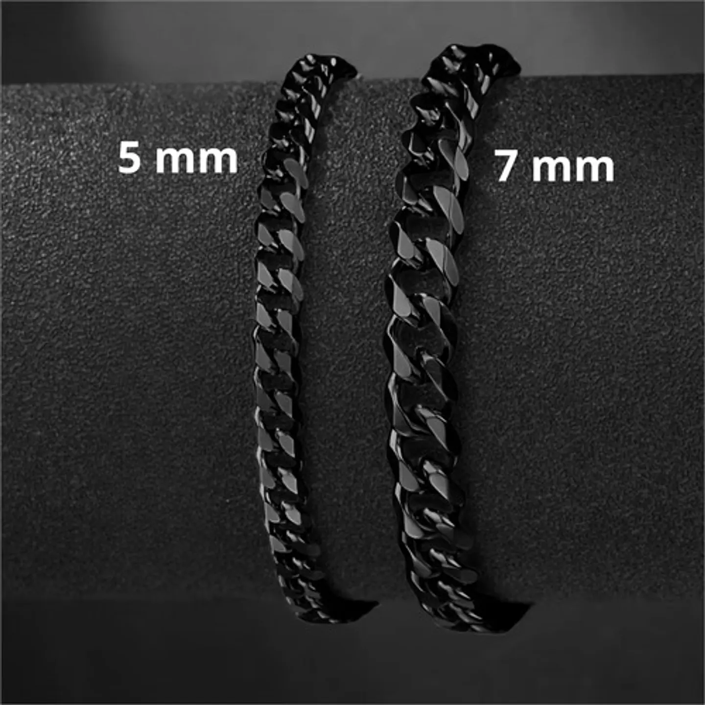 Pulsera Cubana Para Hombre Y Mujer Esclava De 7 Mm Color Oro 98