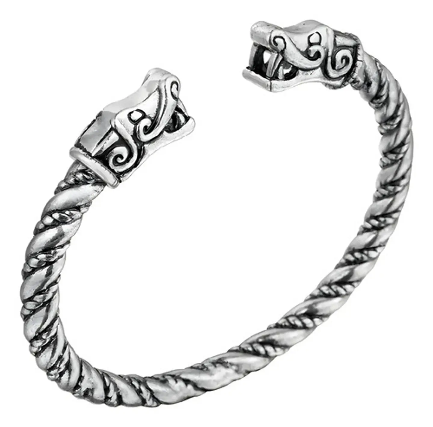 Pulsera Brazalete Para Hombre Vikingo Dragon Nórdico Pagano 1