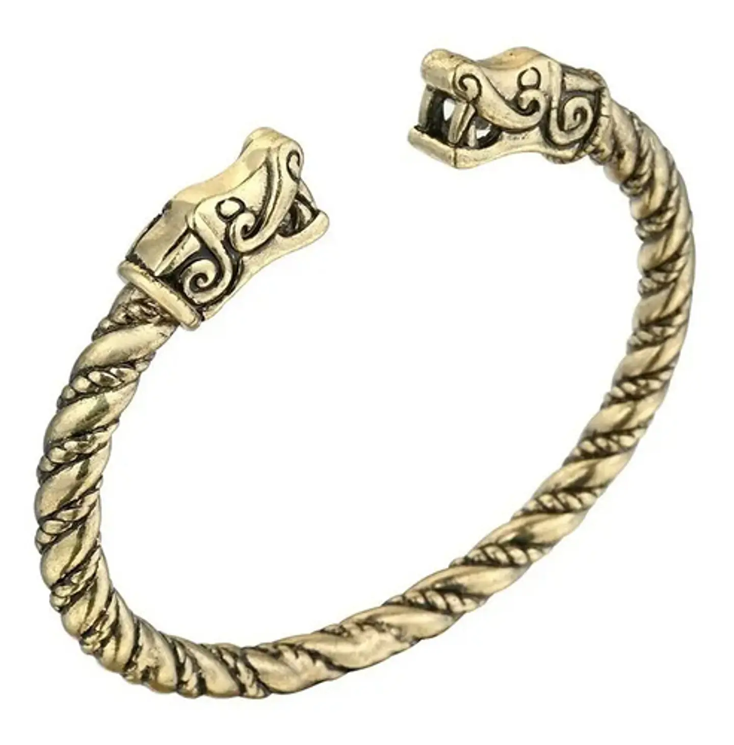Pulsera Brazalete Para Hombre Vikingo Dragon Nórdico Pagano 5