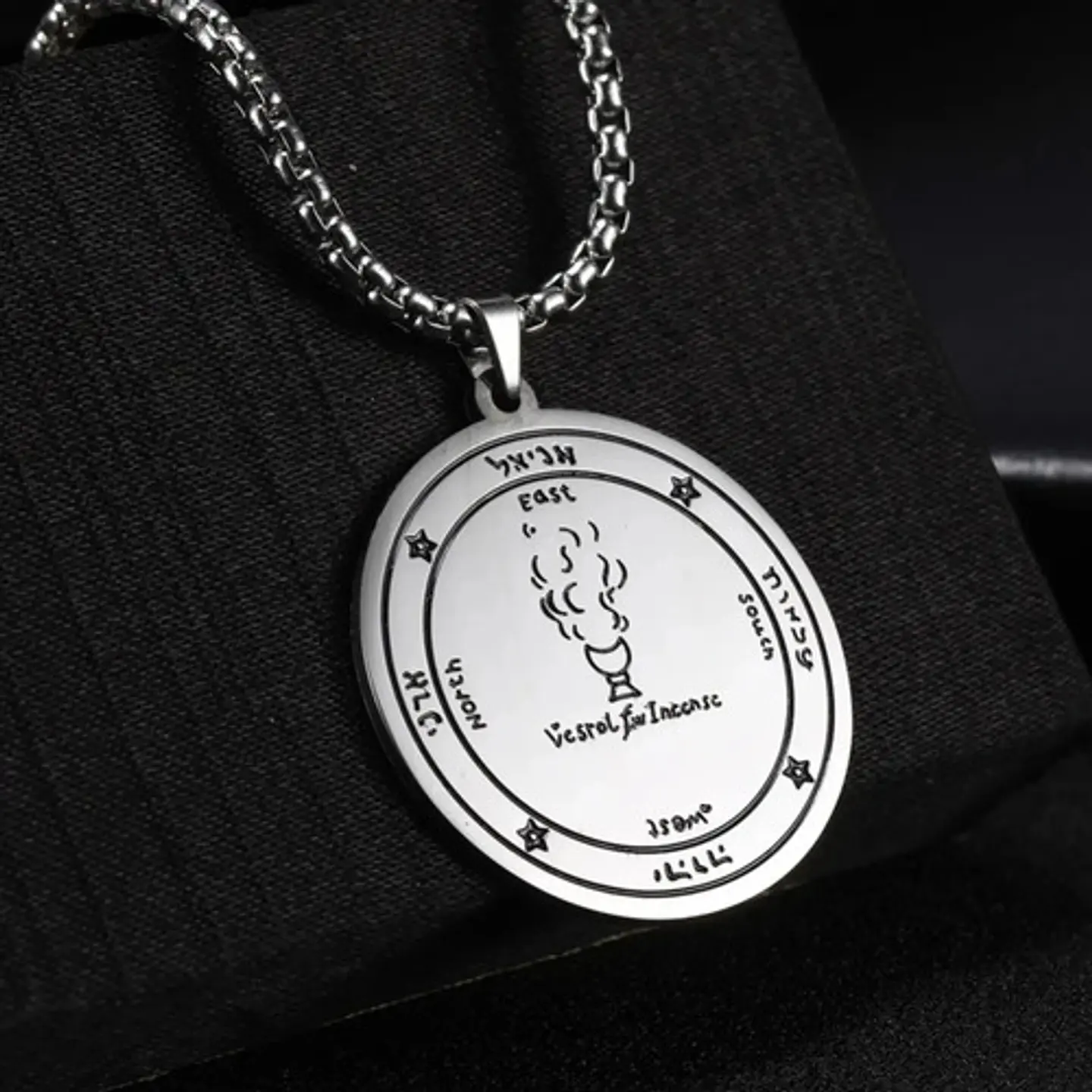 Collar Para Hombre Mujer Dije Pentáculo Del Incienso Amuleto 6