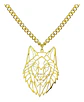 Collar Para Hombre Y Mujer Con Dije Origami Lobo Vikingo - Miniatura 8