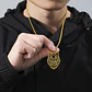 Collar Para Hombre Y Mujer Con Dije Origami Lobo Vikingo - Miniatura 9