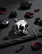 Anillo Para Hombre Y Mujer Cráneo Calavera Acero Color Plata - Miniatura 5