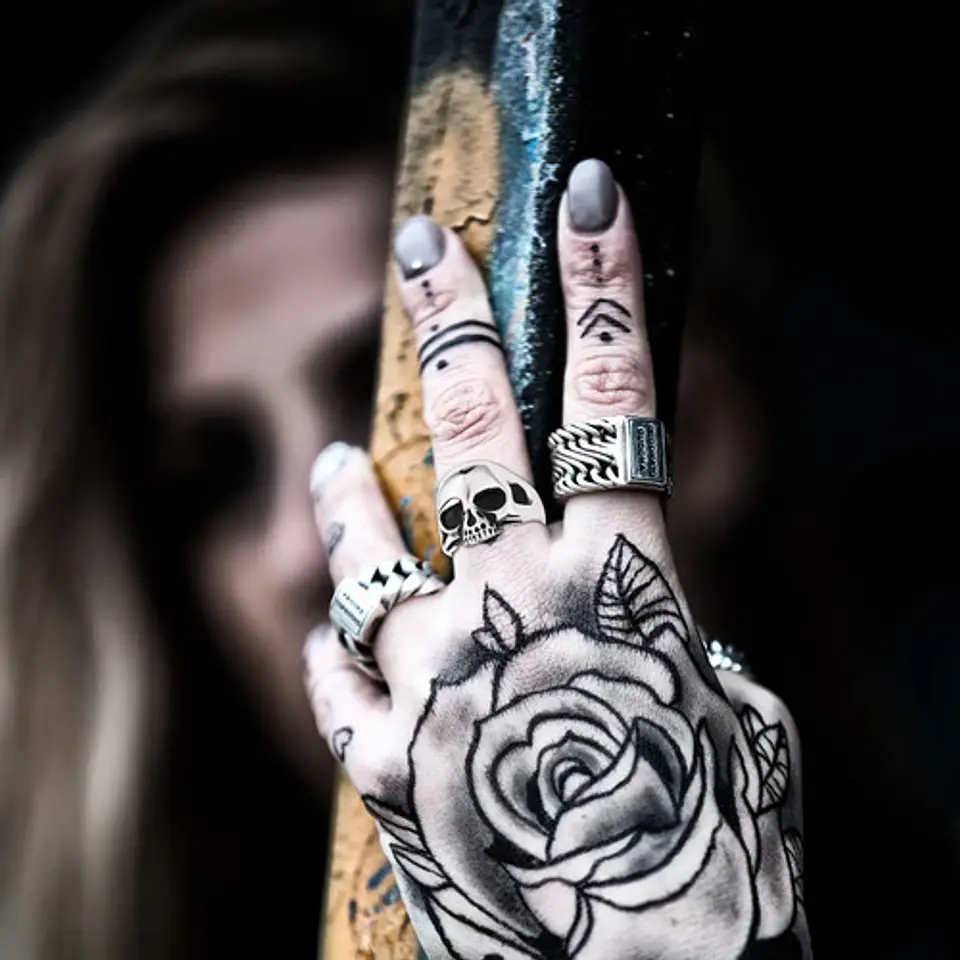 Anillo Para Hombre Y Mujer Cráneo Calavera Acero Color Plata 8