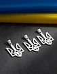 Set 3 Dijes Hombre Y Mujer Tridente Escudo Ucrania Tryzub - Miniatura 12