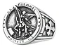 Anillo Para Hombre Y Mujer Color Plata Michael San Miguel - Miniatura 1