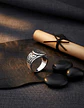 Anillo Para  Hombre Acero Color Plata Vikingo Rueda Solar - Miniatura 8
