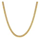 Cadena 40 Cm Cubana Para Hombres Y Mujeres De 5 Mm Color Oro - Miniatura 1
