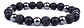 Pulsera Para Hombre Con Piedras Hematita Volcánica Casco - Miniatura 15