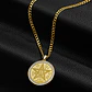 Collar Para Hombres Mujeres Medalla Tetragrámaton Pentagrama - Miniatura 4