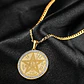 Collar Para Hombres Mujeres Medalla Tetragrámaton Pentagrama - Miniatura 7