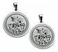 Pack X2 De Acero Para Hombre Mujer Dijes San Jorge Protector - Miniatura 11