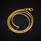 Cadena 60 Cm Para Hombre Mujer Eslabón Bambú 1.8mm Color Oro - Miniatura 28
