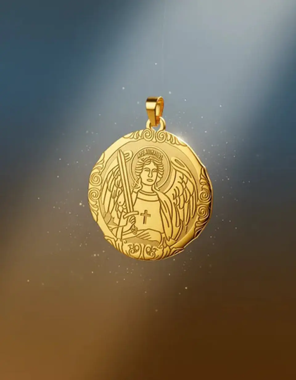 Set 2 Dijes Para Hombre Y Mujer San Miguel Arcángel Amuletos 3