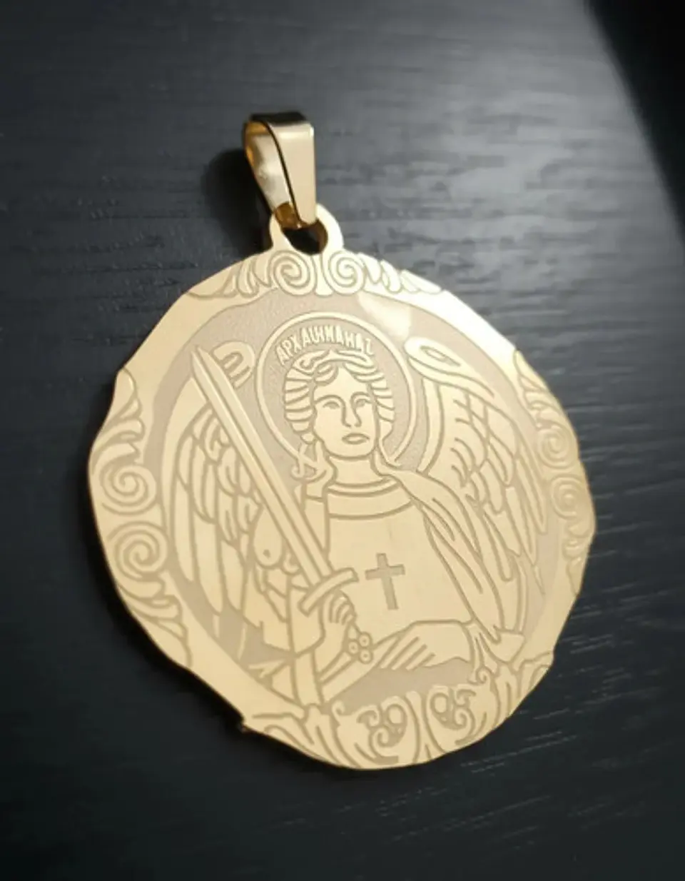 Set 2 Dijes Para Hombre Y Mujer San Miguel Arcángel Amuletos 8