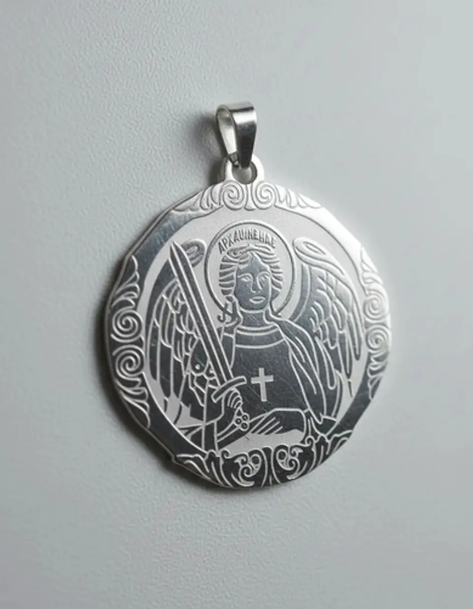 Set 2 Dijes Para Hombre Y Mujer San Miguel Arcángel Amuletos 14