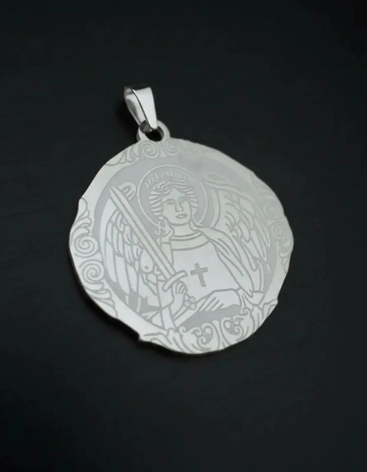 Set 2 Dijes Para Hombre Y Mujer San Miguel Arcángel Amuletos 18