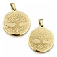 Set De 2 Dijes Para Hombre Y Mujer Medallas Árbol De La Vida - Miniatura 1