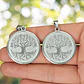 Set De 2 Dijes Para Hombre Y Mujer Medallas Árbol De La Vida - Miniatura 14