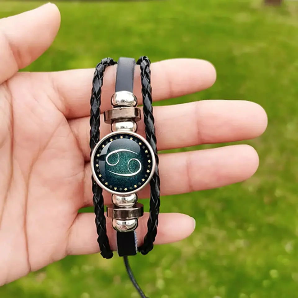 Pulsera Para Hombre Y Mujer Luminoso Signos Zodiaco Zodiacal 3