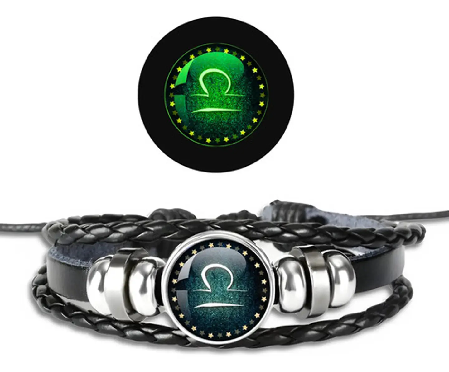Pulsera Para Hombre Y Mujer Luminoso Signos Zodiaco Zodiacal 61