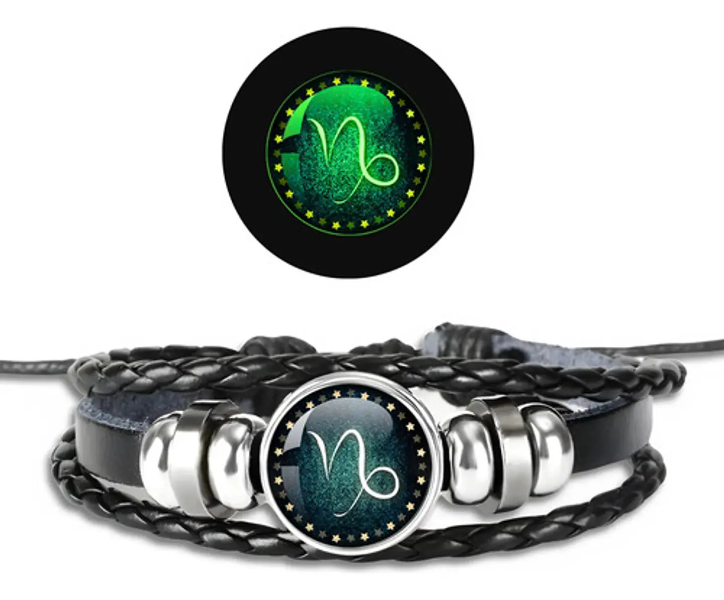 Pulsera Para Hombre Y Mujer Luminoso Signos Zodiaco Zodiacal 86