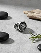 Anillo Para Hombres Lobo Stark Got De Acero Color Plata - Miniatura 7