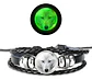 Pulsera Para Hombre Y Mujer Dije Lobo Brilla En La Oscuridad - Miniatura 1