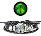Pulsera Para Hombre Y Mujer Dije Lobo Brilla En La Oscuridad - Miniatura 7