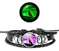 Pulsera Para Hombre Y Mujer Dije Lobo Brilla En La Oscuridad - Miniatura 18