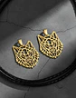 Set 2 Dijes Cabeza Lobo Nórdico Vikingo Para Hombre Y Mujer - Miniatura 6