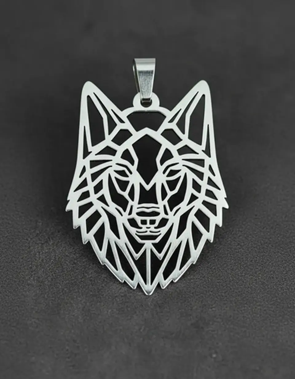 Set 2 Dijes Cabeza Lobo Nórdico Vikingo Para Hombre Y Mujer 11