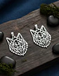 Set 2 Dijes Cabeza Lobo Nórdico Vikingo Para Hombre Y Mujer - Miniatura 15