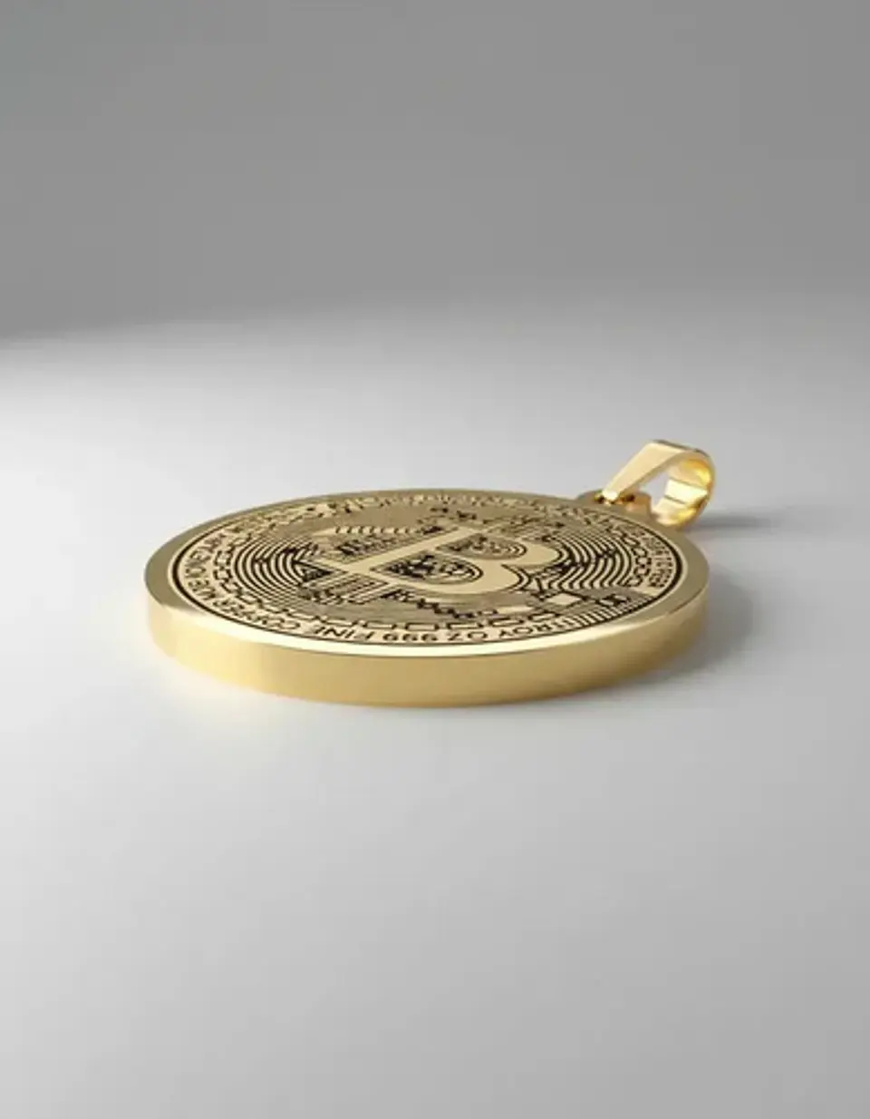 Set 2 Dijes Para Hombre Mujer Medallas Bitcoin Criptomoneda 2