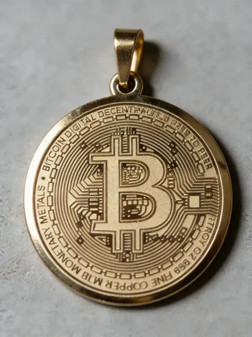 Set 2 Dijes Para Hombre Mujer Medallas Bitcoin Criptomoneda 3