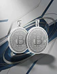 Set 2 Dijes Para Hombre Mujer Medallas Bitcoin Criptomoneda - Miniatura 13