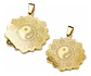 Set De 2 Dijes Para Hombre Y Mujer Flor De La Vida Yin Yang - Miniatura 1