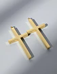 Pack X2 De Acero Para Hombre Y Mujer Dijes Cruz Minimalista - Miniatura 8