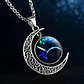 Collar Para Mujeres Dije Media Luna Constelaciones Galaxia - Miniatura 11