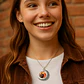 Collar Para Mujeres Dije Media Luna Constelaciones Galaxia - Miniatura 20