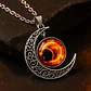 Collar Para Mujeres Dije Media Luna Constelaciones Galaxia - Miniatura 22