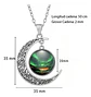 Collar Para Mujeres Dije Media Luna Constelaciones Galaxia - Miniatura 26