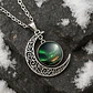 Collar Para Mujeres Dije Media Luna Constelaciones Galaxia - Miniatura 28