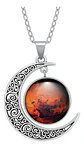 Collar Para Mujeres Dije Media Luna Constelaciones Galaxia - Miniatura 33