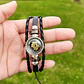 Pulsera Manilla Cuero Para Hombre Mujer Con Signos Zodiacal - Miniatura 49