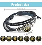 Pulsera Manilla Cuero Para Hombre Mujer Con Signos Zodiacal - Miniatura 52