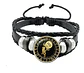 Pulsera Manilla Cuero Para Hombre Mujer Con Signos Zodiacal - Miniatura 88