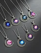 Set Combo 10 Collares Dijes Luna Galaxia Universo Nebulosas - Miniatura 2